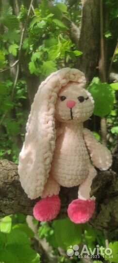 Мягкая игрушка заяц