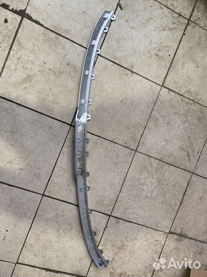 Накладка переднего бампера киа селтос