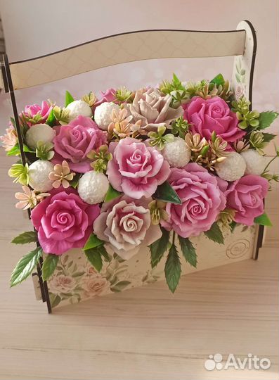 Букет из мыла