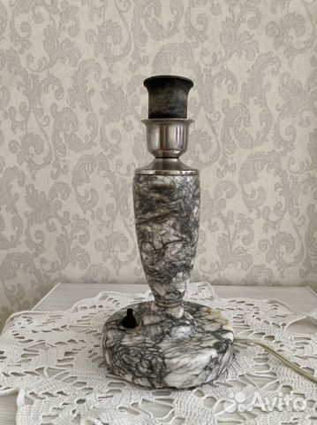 Мраморная настольная лампа СССР