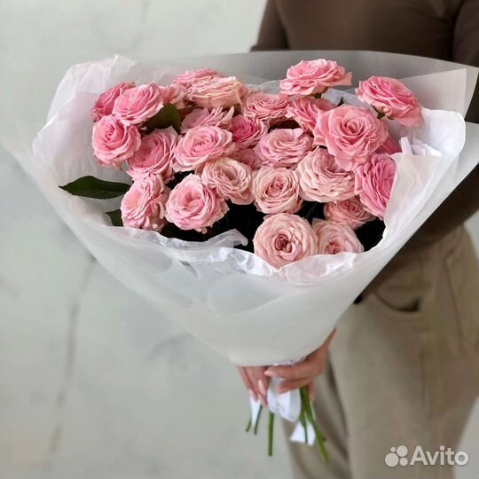 Цветы розы букет