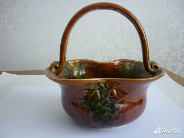 Корзинка керамика СССР