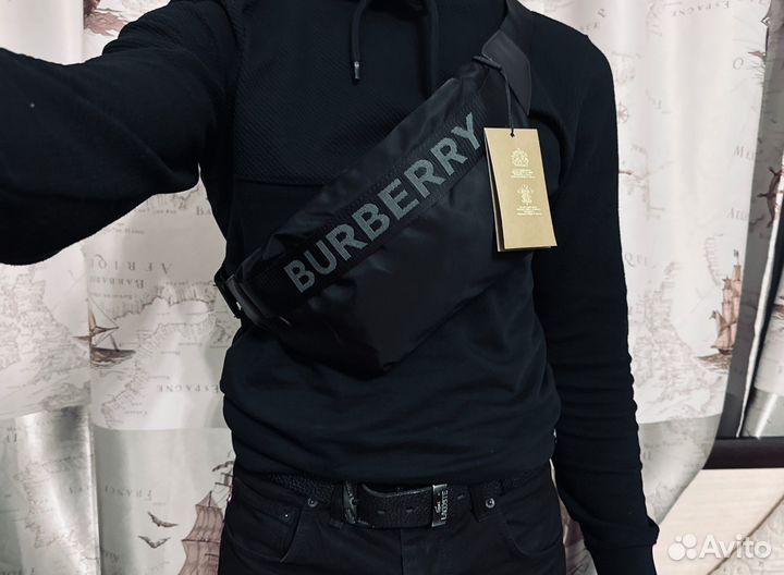 Сумка поясная burberry