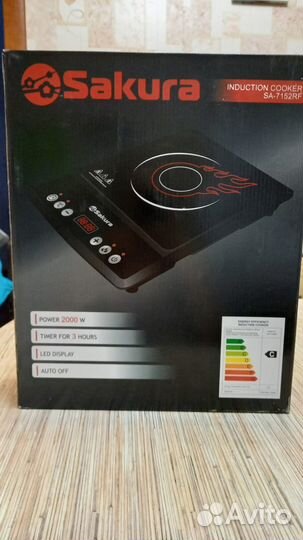 Индукционная плита 2000 Вт новая