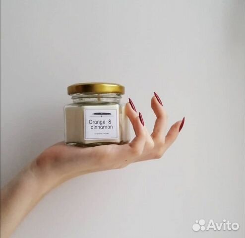 Соевые свечи ручной работы