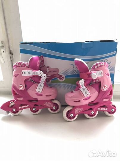 Коньки роликовые раздвижные детские