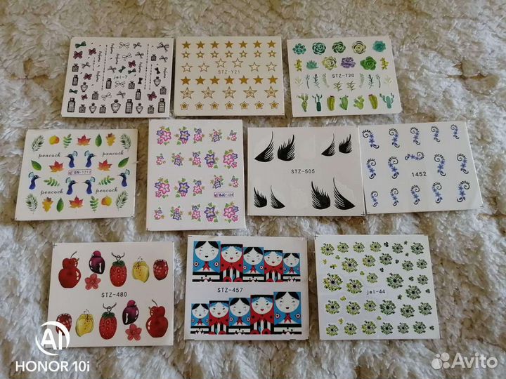 Набор слайдеров для дизайна ногтей