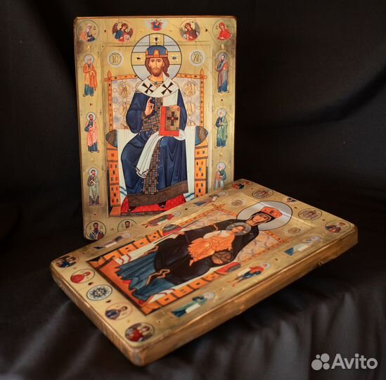 Венчальная пара. Богоматерь и Спас Вседержитель