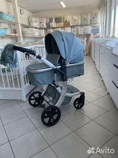 Коляска трансформер aimile эко кожа+ мешок