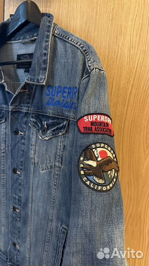 Куртка джинсовая superdry мужская