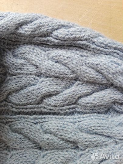 Шапка вязаная на весну осень шапка бини берет