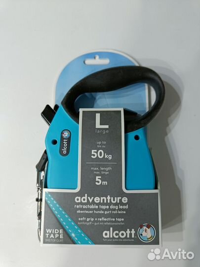 Рулетка для собак Alcott adventure 5м 50кг