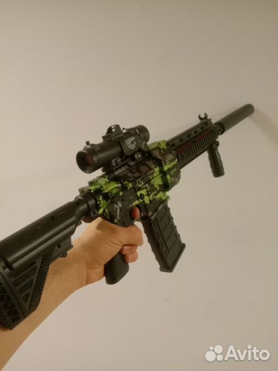 Скорострельный автомат М16 на мягких пулях (95 см)