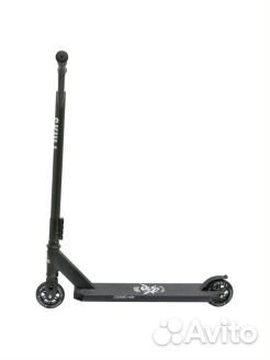 Самокат трюковой skull (алюм. колёса)
