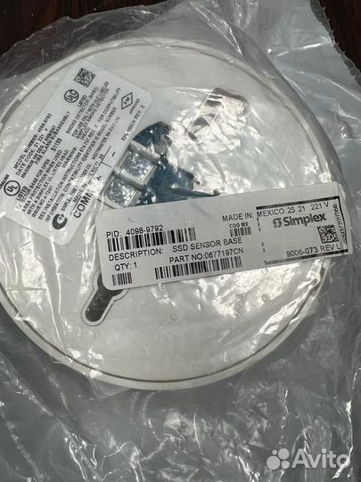 Simplex Пожарные извещатили и база к ним