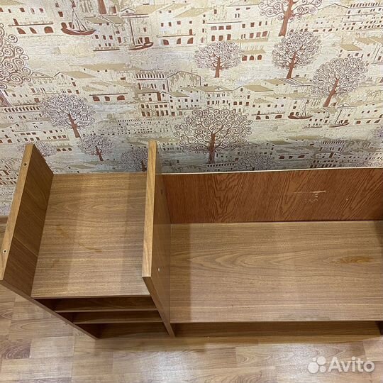 Полка деревянная напольная 98х30х75