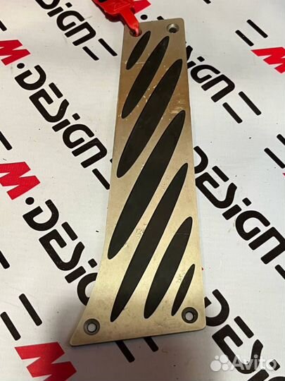 Satz Pedalauflagen Aluminium накладка педаль газа