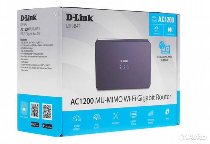 Wi-Fi роутер D-Link DIR-842/S1