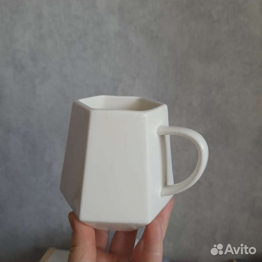 Кружки чайные, белая в сканди стиле