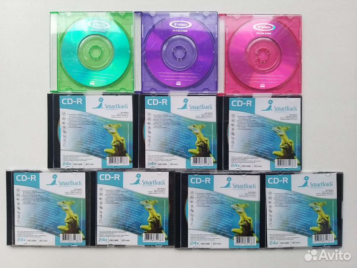 DVD-RW, CD-R mini, чистые диски для записи