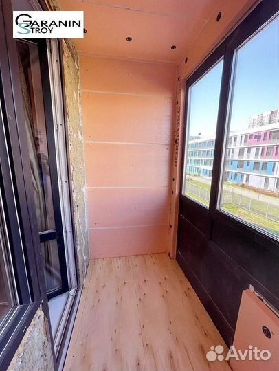 Остекление балконов в сталинке