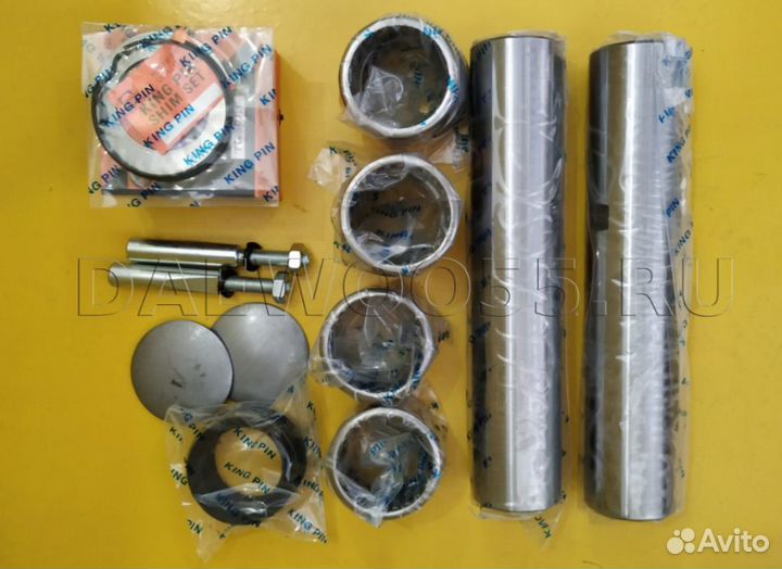 Шкворень (комплект на подшипниках) DW 252х50 5T-24T KIT bearing