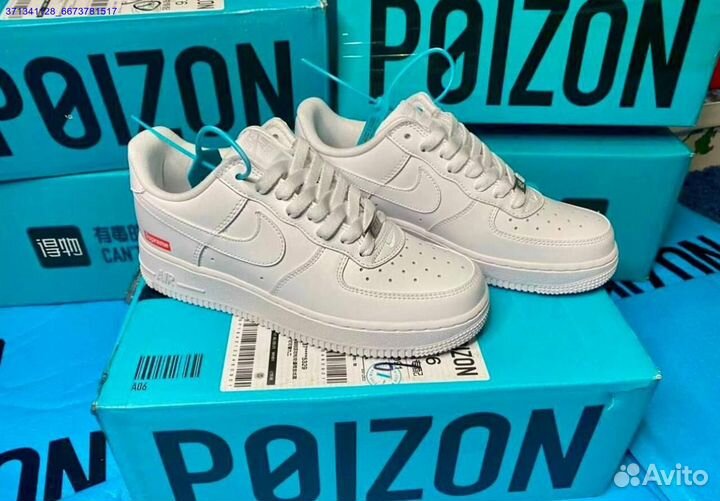 Кроссовки nike air force 1 supreme оригинал