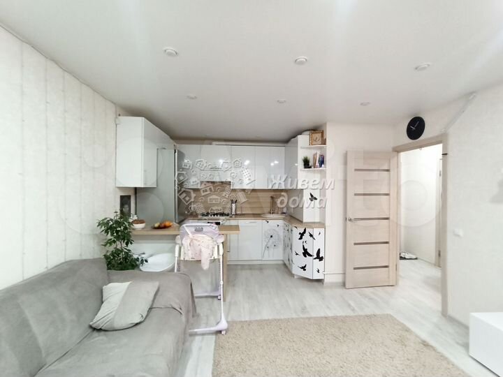 2-к. квартира, 40,6 м², 1/3 эт.