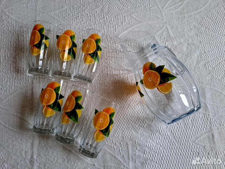 Графин и стаканы новый набор