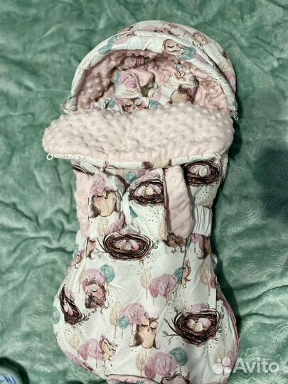 Конверт на выписку для девочки 56-68