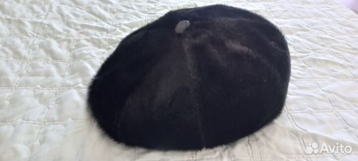 Берет норковый мужской