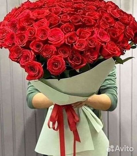 Высокие розы Доставка цветов