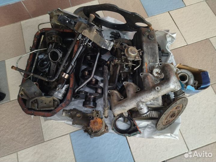 Запчасти двигателя D4BF на Хундай Галопер