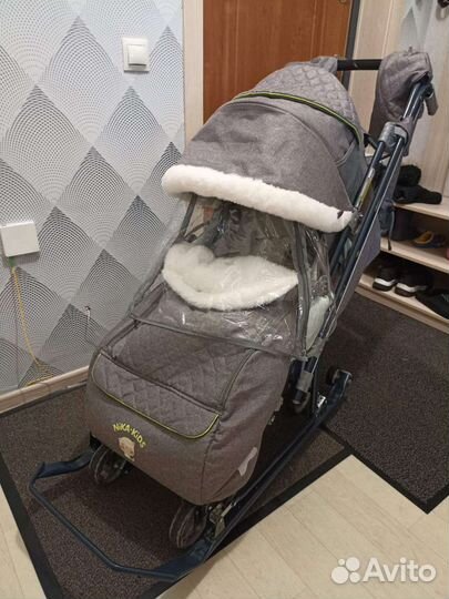 Детские санки коляска бу