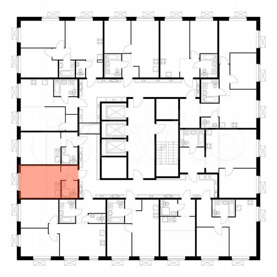 Квартира-студия, 19,7 м², 15/23 эт.