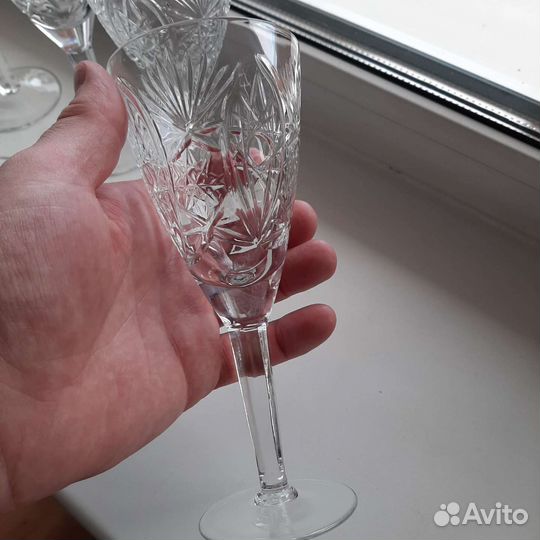 Фужеры хрустальные СССР