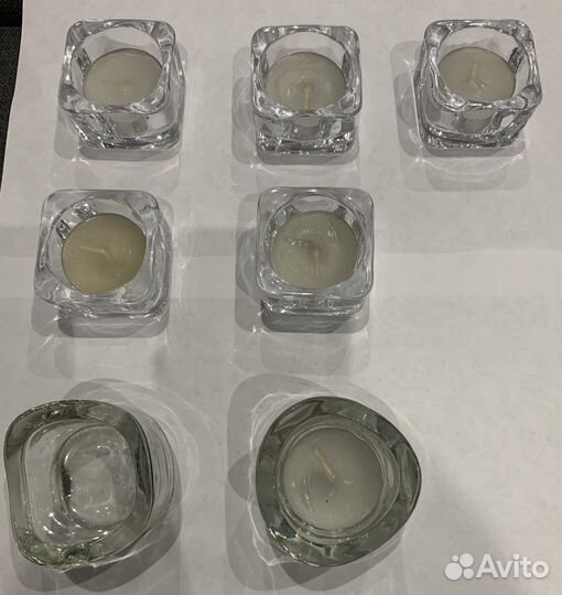 Подсвечники IKEA гласиг и вэснас