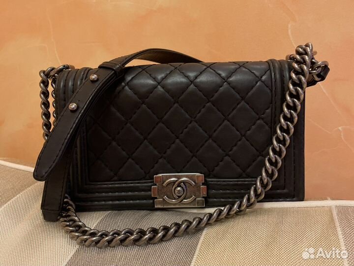 Сумка chanel boy оригинал