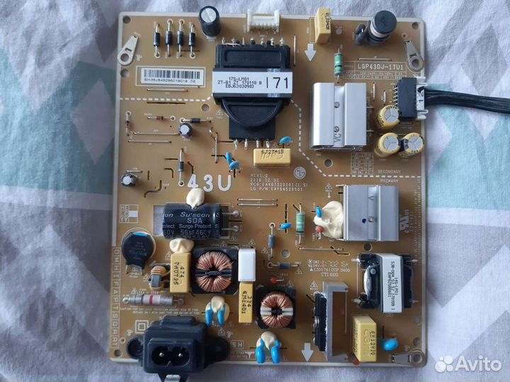 LG 43UJ630V запчасти