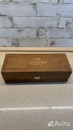 Деревяная шкатулка для хранения чая в пакетиках