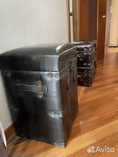 Сундук тумба из экокожи