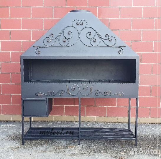 Мангал с вытяжкой