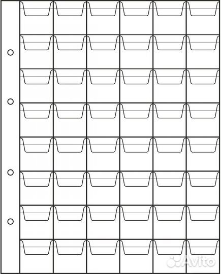 Листы Оптима для банкнот и монет