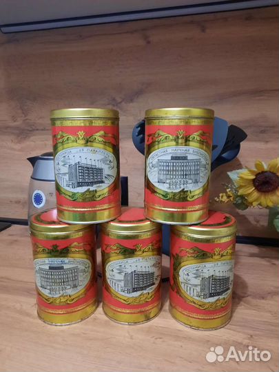 Жестяная банка- 5 шт