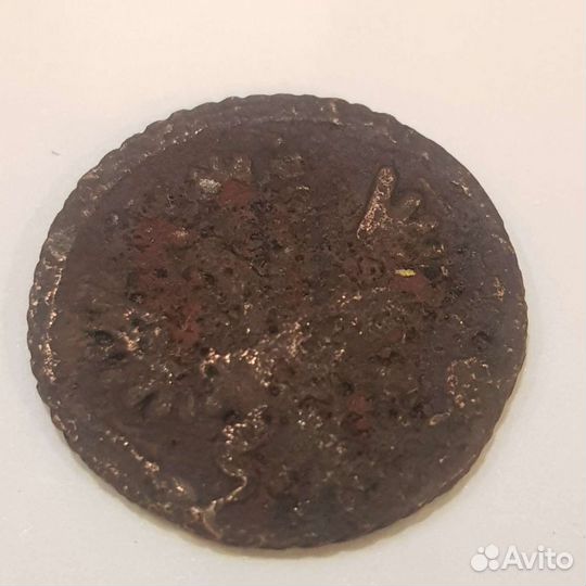 Полушка 1735 год XF