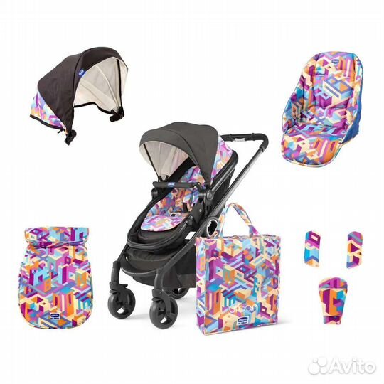 Коляска трансформер Чикко Урбан Плюс Кроссовер