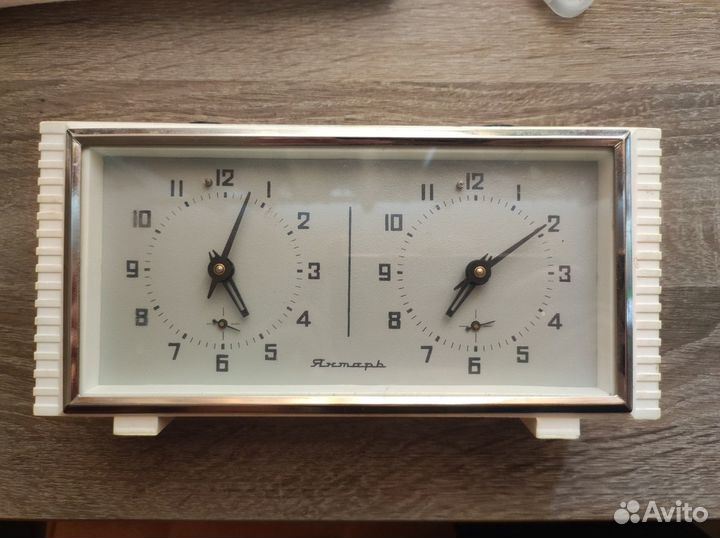 Шахматные часы СССР Янтарь