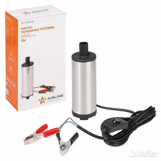 Насос перекачки топлива погружной 12в 51мм 40л/мин