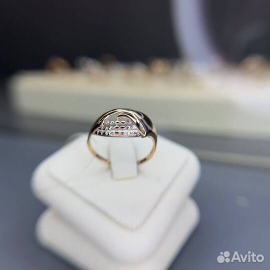 Золотое кольцо 585 пробы золото