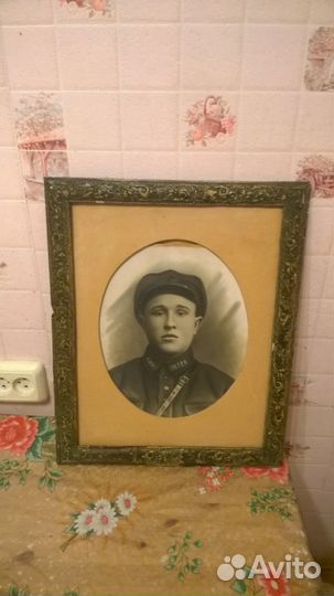 Старинный портрет солдата